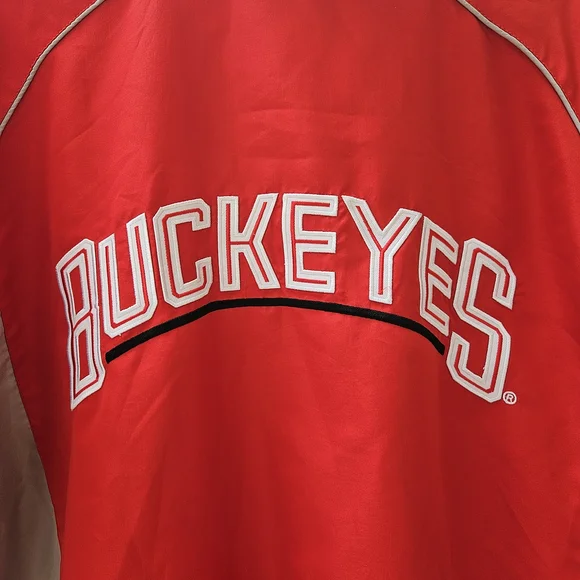 Red Ohio State Buckeyes Windbreaker Jacket - Picture 3 of 7